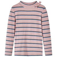Detské tričko s dlhými rukávmi svetlo ružové 92