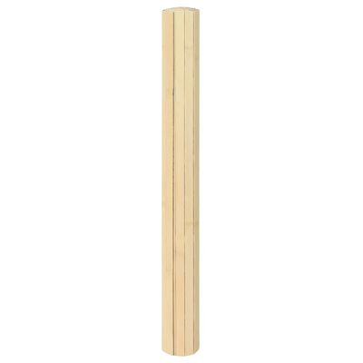 vidaXL Koberec obdĺžnikový bledý prírodný 70x300 cm bambus