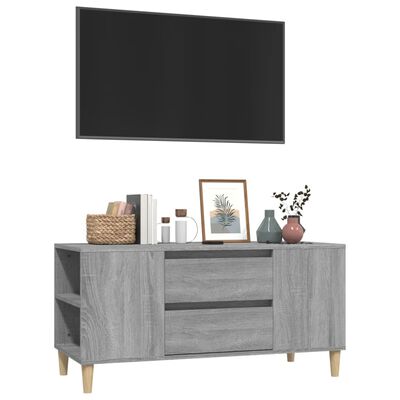 vidaXL TV skrinka sivý dub sonoma 102x44,5x50 cm spracované drevo