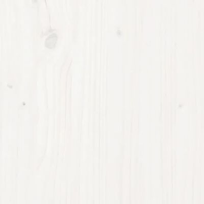 vidaXL Posteľný rám biely masívna borovica 140x190 cm