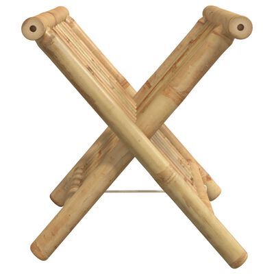 vidaXL Stojan na časopisy 42x30,5x34,5 cm bambus