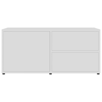 vidaXL TV skrinka, biela 80x34x36 cm, kompozitné drevo