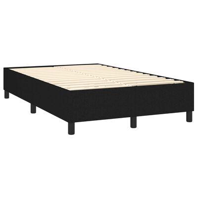 vidaXL Boxspring posteľ s matracom čierny 120x200 cm látka