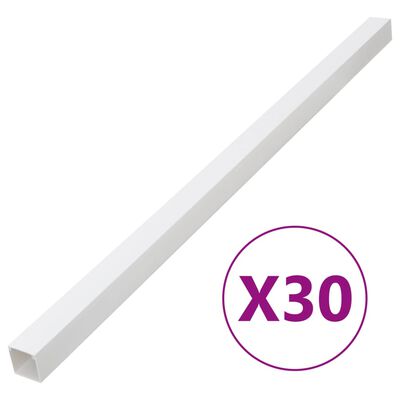 vidaXL Káblový rozvod 100x40 mm 30 m PVC