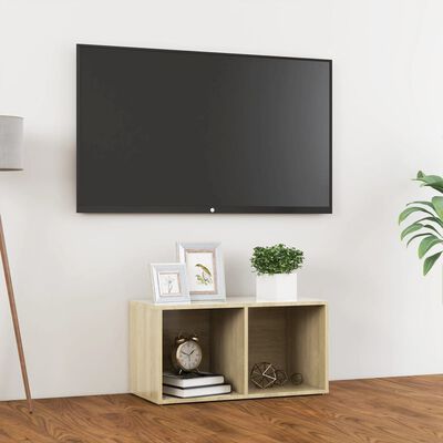 vidaXL TV skrinka, dub sonoma 72x35x36,5 cm, kompozitné drevo