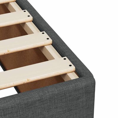 vidaXL Boxspring posteľ s matracom tmavosivá 100x200 cm látka