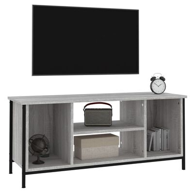 vidaXL TV skrinka sivý dub sonoma 102x35x45 cm kompozitné drevo