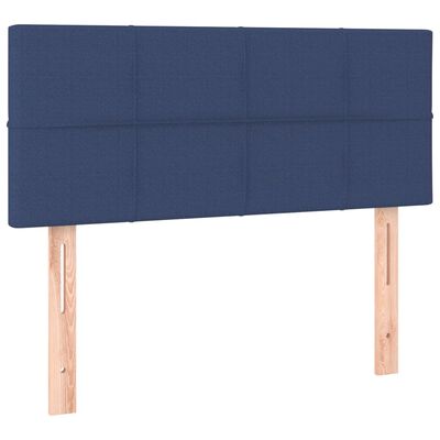 vidaXL Boxspring posteľ s matracom modrá 120x200 cm látka