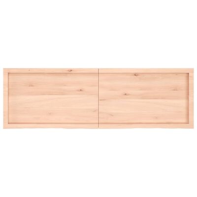 vidaXL Kúpeľňová doska 160x50x(2-6) cm neošetrený masív