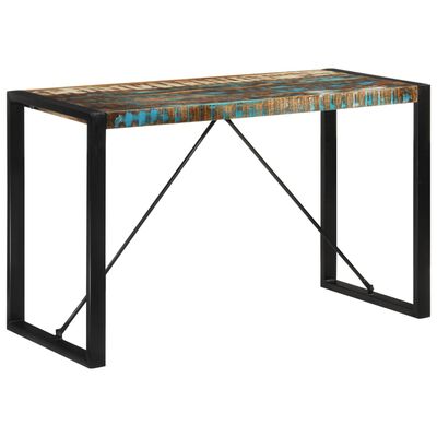 vidaXL Jedálenský stôl 120x55x76 cm masívne recyklované drevo