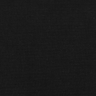vidaXL Čelo postele so záhybmi čierne 203x23x78/88 cm látka
