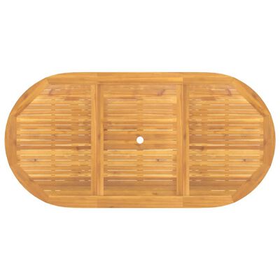 vidaXL Predlžovací záhradný stôl 110-160x80x75 cm masívny teak