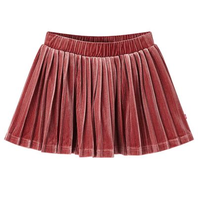 Detská plisovaná sukňa stredne tmavý odtieň ružovej 92