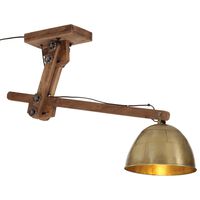 vidaXL Závesná lampa 25 W starožitná mosadzná 105x30x65-108cm E27