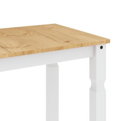 vidaXL Jedálenský stôl Corona biely 180x90x75 cm borovicový masív