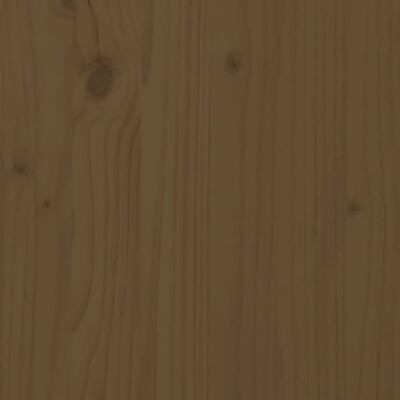 vidaXL Čelo postele medovo-hnedé 164x3x81 cm masívna borovica