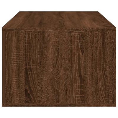 vidaXL Konferenčný stolík hnedý dub 100x50,5x35 cm spracované drevo