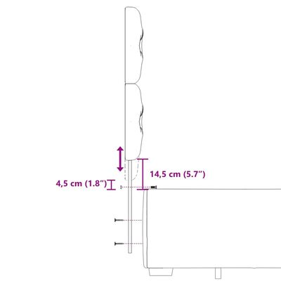 vidaXL Posteľný rám boxsping s matracom, modrá 120x190 cm, zamat