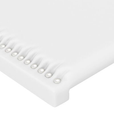 VidaXL Čelo postele biele 100x5x78/88 cm umelá koža