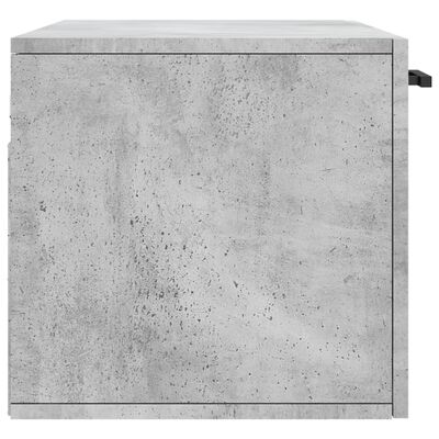 vidaXL Nástenná skrinka, betónovo sivá 80x36,5x35 cm kompozitné drevo