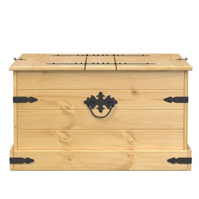 vidaXL Úložný box Corona 78x78x45 cm borovicový masív