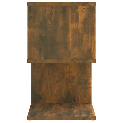 vidaXL Nočný stolík dymový dub 50x30x31,5 cm spracované drevo