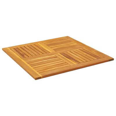 vidaXL Stolová doska 90x90x2,2 cm štvorec masívna akácia