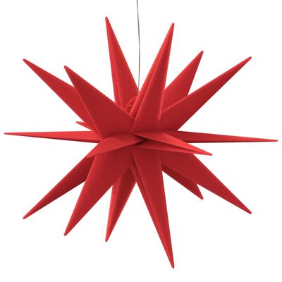 vidaXL Vianočné svetlo s LED, skladacie, červené 43 cm