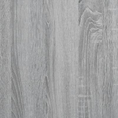 vidaXL Posteľný rám sivý sonoma 90x190 cm kompozitné drevo a kov