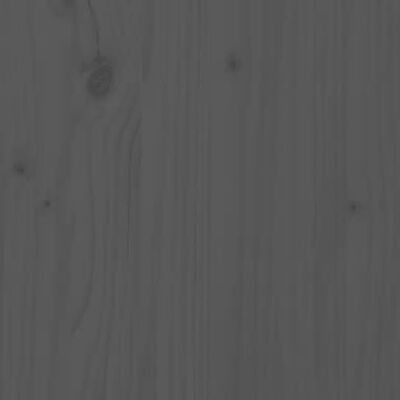vidaXL Posteľný rám sivý 150x200 cm King masívne drevo
