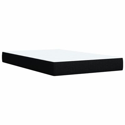 vidaXL Boxspring posteľ s matracom čierny 120x200 cm látka