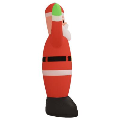 vidaXL Vianočný nafukovací Santa Claus s LED diódami 820 cm