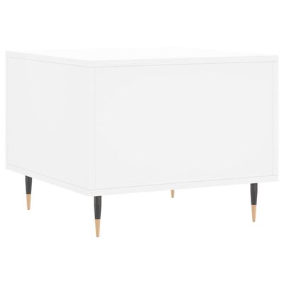 vidaXL Konferenčné stolíky 2 ks biele 50x50x40 cm kompozitné drevo