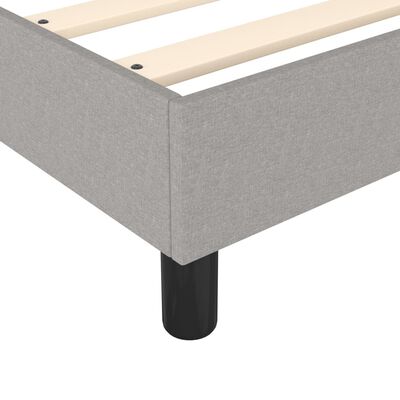 vidaXL Boxspring posteľ s matracom bledosivá 180x200 cm látka