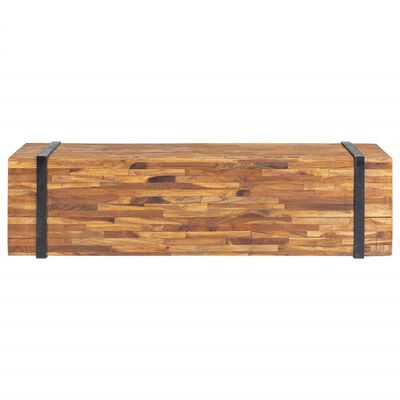 vidaXL TV stolík 110x30x32,5 cm masívne tíkové drevo