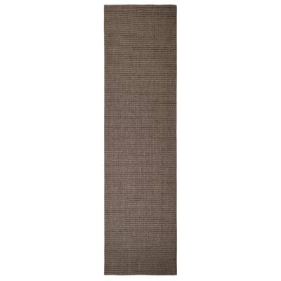 vidaXL Sisalový koberec na škrabadlo hnedý 80x300 cm