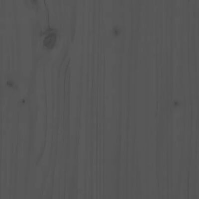 vidaXL Posteľný rám sivý masívna borovica 200x200 cm