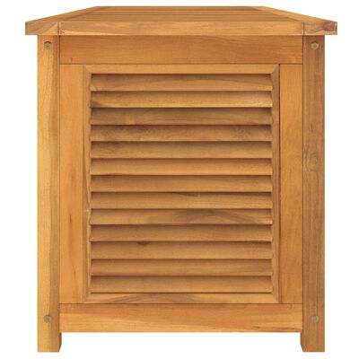 vidaXL Záhradný úložný box s vreckom 150x50x53 cm masívny teak