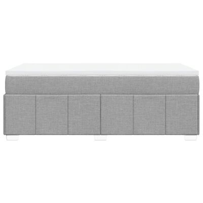 vidaXL Boxspring posteľ s matracom bledosivý 100x200 cm látka