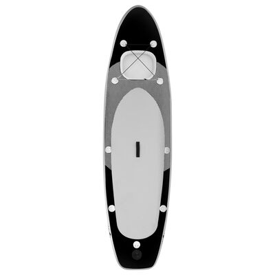 vidaXL Nafukovací Stand up paddleboard čierny 330x76x10 cm