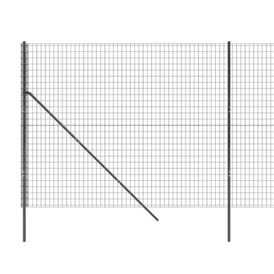 vidaXL Drôtený plot antracitový 1,8x10 m pozinkovaná oceľ