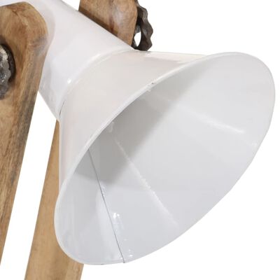 vidaXL Stolová lampa 25 W biela 23x13x52 cm E27