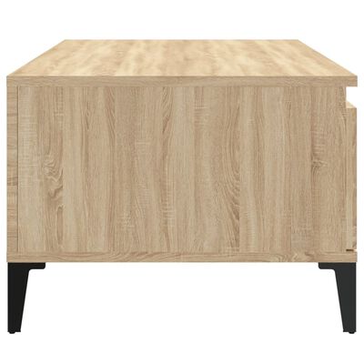 vidaXL Konferenčný stolík dub sonoma 90x50x36,5 cm spracované drevo