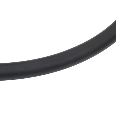 vidaXL Hybridná vzduchová hadica, čierna 0,6" 100 m, guma a PVC