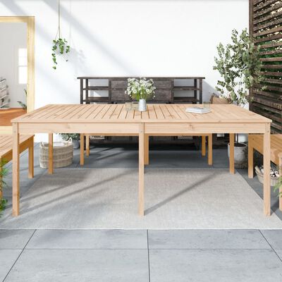 vidaXL Záhradný stolík 203,5x100x76 cm borovicový masív