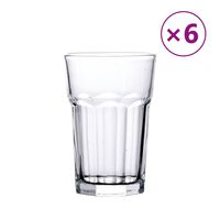 vidaXL Pivné poháre 6 ks 415 ml