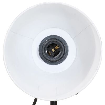 vidaXL Stolová lampa 25 W biela 17x17x50 cm E27