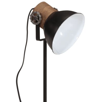 vidaXL Stolová lampa 25 W čierna 17x17x50 cm E27