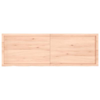 vidaXL Stolová doska 180x60x(2-6) cm neošetrený dubový masív