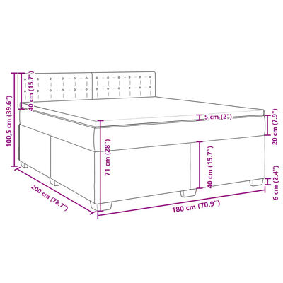 vidaXL Boxspring posteľ s matracom čierna 180x200 cm umelá koža